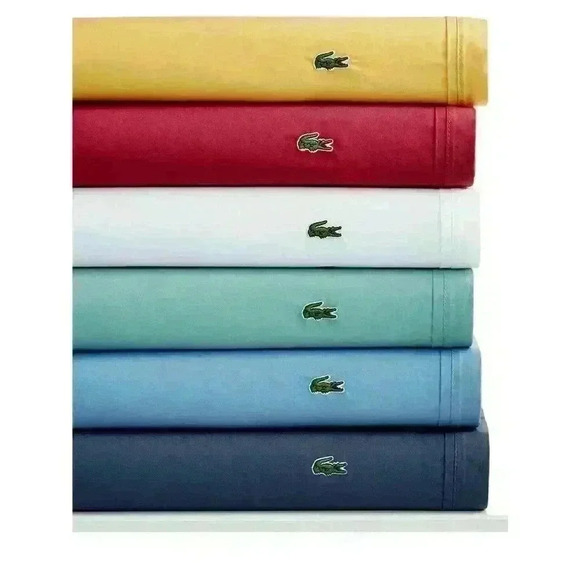 NIP Lacoste King SHEET SET
100% COTTON PERCALE in water blue - Picture 4 of 11